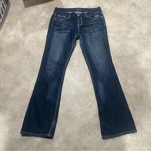 Zco Dark blue Y2K low rise bootcut flare jeans sz 11
